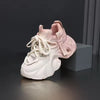 Candy Color Chaussures Femmes Thick Sole Purple Pink Green Chunky Platform Wedges Sneakers for Ladies