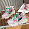 Spring New Thick Sole Platform Casual Running Shoe Muti Color Chunky Women Sneakers
