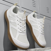 Mens White Black Mesh Running Shoes Large Size Athletic Walking Sneakers for Big Foot Comfortable Training
