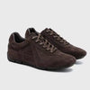Men Brown Fayx Suede Casual Sneakers Ankle High Walking Shoes Classic Lace up Comfortable Lightweight Flat Fashion Footwear