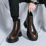 New Design Durable Comfortable Durable Gentlemen Casual Men Fashion Boots Dress Shoes