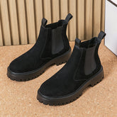 Round Toe Monk Strap Closure Durable Handsome Ankle Men Boots Classic Formal Gentlemen Hot Selling Dress Shoes Other Boots