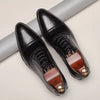 Lace up Point Toe Gentlemen Cool Party Wedding Office Men Dress PU Leather Shoes
