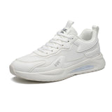 White Black Sneakers Mesh Running Shoes Lightweight Athletic Walking Shoes Chunky Platform Dad Shoes for Daily Wear