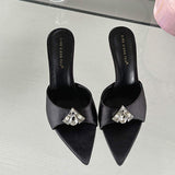 2024 Chaussure Talon Slipper Trendy Sexy Elegant Fashion New Heels for Women