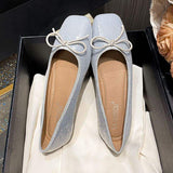 Sequin Sandales-Femme- Job Female Shoes High Quality Flat Pumps for Ladies