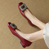 Diamond Outdoor Casual Pointed Closed Toe Dress Sandals Flat Women Shoes