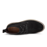 Lace up Fashion Design Durable Comfortable Cowhide Real Genuine Leather Boots for Men