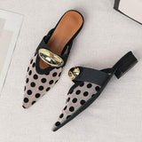 Factory Direct Selling Tacones Green Sandals Block Low Chunky Sexy Heels for Women
