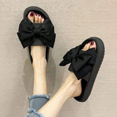 Big Bow Chaussure Femme Sandale Home/Outdoor EVA Open Toe Buckle Women's Home Slippers