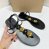 New Arrival Popular Rhinestone Women's Fashion Platform Flip-Flops Beach Summer Ladies Comfort Sandals Shoes