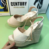 Comfortable Sexy Ladies Big Feet Platform Wedge Sandals for Female