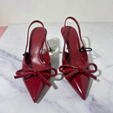 Slides Footwear Summer Open Toe Sandals Low Female REd Heel for Women