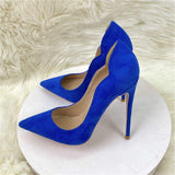 Chaussure Pour Femme Closed Toe Sandals Shoes 2025 Pumps Blue Heels for Women