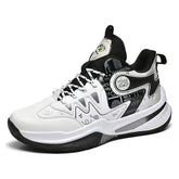 Mens Professional Basketball Shoes High Top Athletic Sneakers Graffiti Pattern Sport Footwear Anti Slip Outdoor Court Trainers