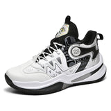 Mens Professional Basketball Shoes High Top Athletic Sneakers Graffiti Pattern Sport Footwear Anti Slip Outdoor Court Trainers
