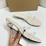 Fairy-Style Women's Fashion Sandals Summer New Arrival Open-Toe Slip-On Plus Size Ladies Heel Sandals