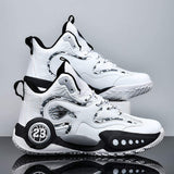 Brand Logo Customize Professional Men Hard Wearing Outdoor Sports Sneakers Leather Ankle Protection Women Basketball Shoes