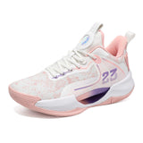 Custom Premium Breathable Mesh Upper Sports Sneakers Responsive EVA Midsole Hollowed Sole High Traction Outsole Basketball Shoes