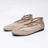Cute Fashion Sandales Plate Femmes Mesh Women Slides Flat Sandals for Women