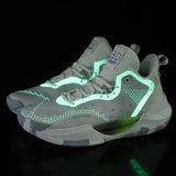 Shoes Men Brand Orginal Brand Logo Custom Professional Men Outdoor Sports Sneakers Luminous Blank Design Women Basketball Shoes