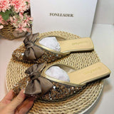 Sepatu Datar Wanita Cute Casual Slipper Style Moccasins Flat Shoes for Women