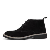 Lace up Fashion Design Durable Comfortable Cowhide Real Genuine Leather Boots for Men
