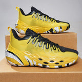 Professional Men Basketball Shoes High Top Athletic Sneakers Breathable Mesh Training Footwear Shock Absorption Sport Trainers