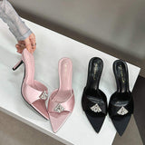 2024 Chaussure Talon Slipper Trendy Sexy Elegant Fashion New Heels for Women