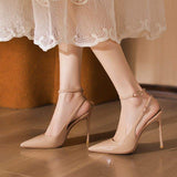 New Designer Chaussure Femme 2026 Slingback Shoes High Heels for Ladies