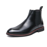 Latest Design High Ankle Fashion Boots Classy Brown Breathable Dress Shoes Other Men Boots