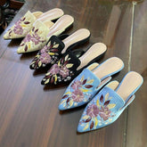 Slip on Pointed Toe Casual Comfort Flat Loafers Women's Casual Shoes for Office Ladies