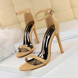 Best Selling Slippers Talons Slides Ladies Footwear Cross Woven Sandals Trendy Mules Heels for Women Shoes 2025