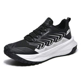 Mens Trail Running Shoes Cushioning Sport Sneakers Outdoor Hiking Footwear Women All Terrain Athletic Gym Training Walking Shoes