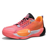 Men Basketball Shoes Breathable Mesh Low Top Non Slip Durable Shock Absorbing Sneakers for Indoor Outdoor Training