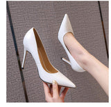 Size 31-43 Tacones Con Diamantes Luxury Elegant Female Footwear Office Wear Pumps Shoes High Heels for Ladies