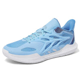 Professional Mens Basketball Shoes Low Top Breathable Mesh Sneakers Lateral Support Purple Black Athletic Sport Training Shoes