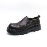 Latest Design Low Cut Thick Sole Good Looking Durable Brogue Dress Shoes+Slip on Fancy Men Formal Wedding Shoes