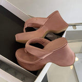 Sandalias Feminina Casual Latest New Fashion Trending Platform Wedge Sandals