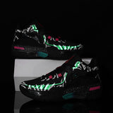 2024 Brand Logo Customize Professional Men Outdoor Sports Sneakers Breathable Mesh Noctilucent Women Anti-slip Basketball Shoes