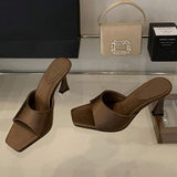 Chaussure Talon Slipper Trendy Sexy Elegant Fashion New Heels for Women