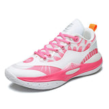 Lightweight Breathable Mesh Basketball Shoes with Responsive Foam Cushioning and Durable Traction Grip for Men and Women