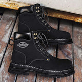 Dropshipping Products Original Quality Waterproof Tooling Boots Yellow Winter Women Genuine Real Leather Work Boots for Men