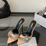 2026 Latest Fashion Estilo De Tacones Rhinestone Open Toe Sandals Heels for Ladies