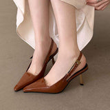 New Sandalias Mujer Tacon Alto Low Trendy Slippers Mules Shoes Heels for Ladies 2024