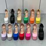 2025 Plataformas Sandalias Summer New Design Thick Sole High Heels Ladies Chunky Platform Sandals for Women