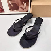 Red Chaussure Femme Transparente Flip Flop Thong Trendy Sexy Woman Heels