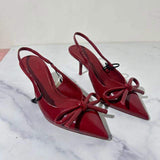 Slides Footwear Summer Open Toe Sandals Low Female REd Heel for Women