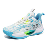 Custom Premium Breathable Mesh Upper Sports Sneakers Responsive EVA Midsole Hollowed Sole High Traction Outsole Basketball Shoes