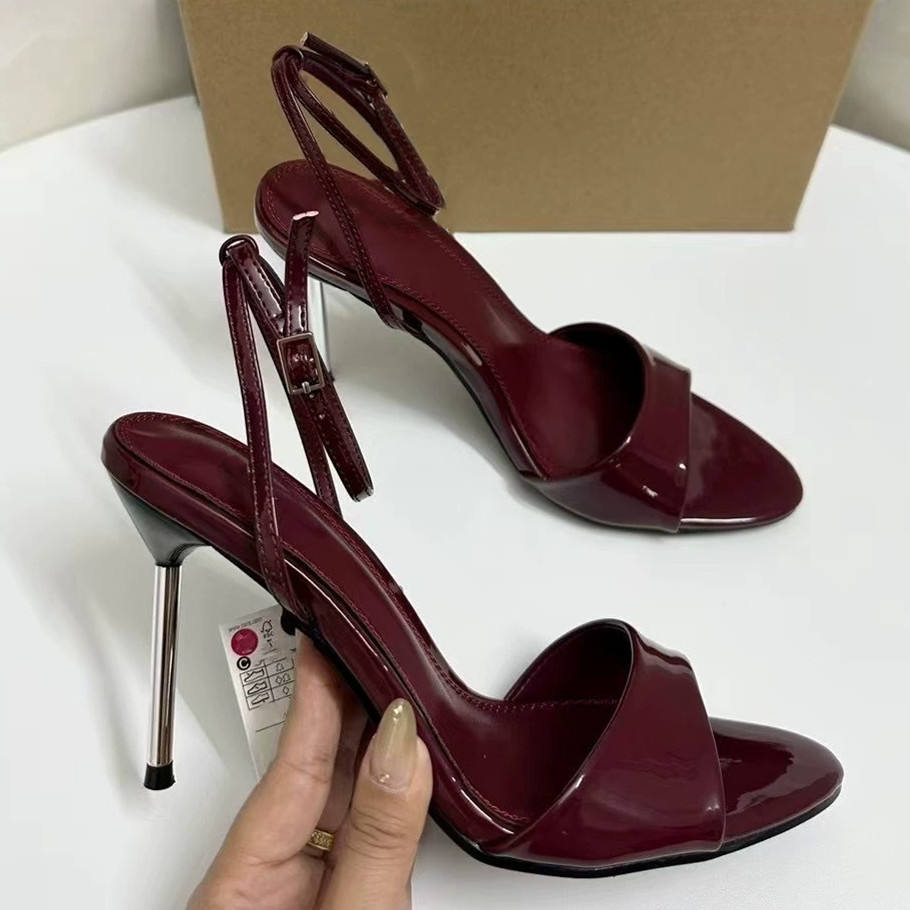 Women's High Heeled Sandals Elegant Socialite-Inspired - Pointed-Toe Ankle-Strap Casual Summer Sexy Ladies Pumps